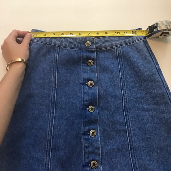 Blue jean skirt - Picture 3 of 4